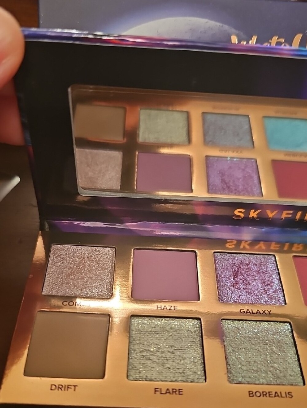 What's Up Beauty Skyfire Eyeshadow Palette - Purple Teal Packaging - Picture 3 of 4